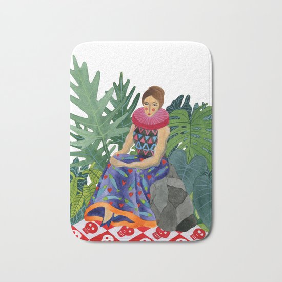 Queen of the greenhouse Bath Mat