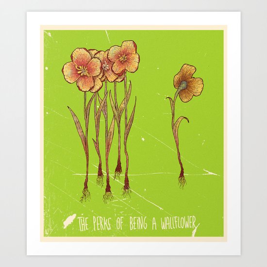 The Perks Of Being A Wallflower - Movie Poster Art Print