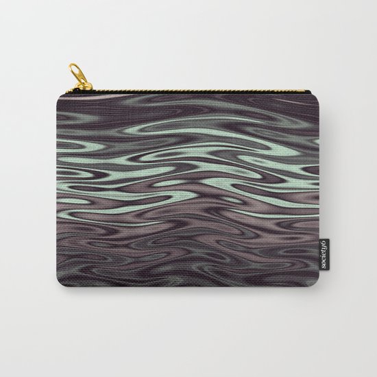 Ripples Fractal in Mint Hot Chocolate Carry-All Pouch