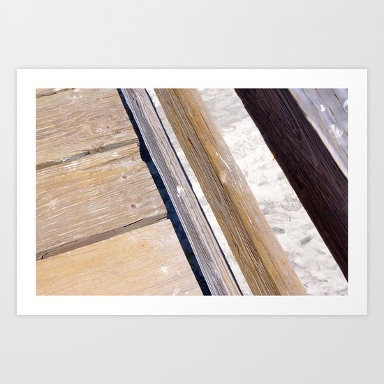 Boards of Wood Art Print