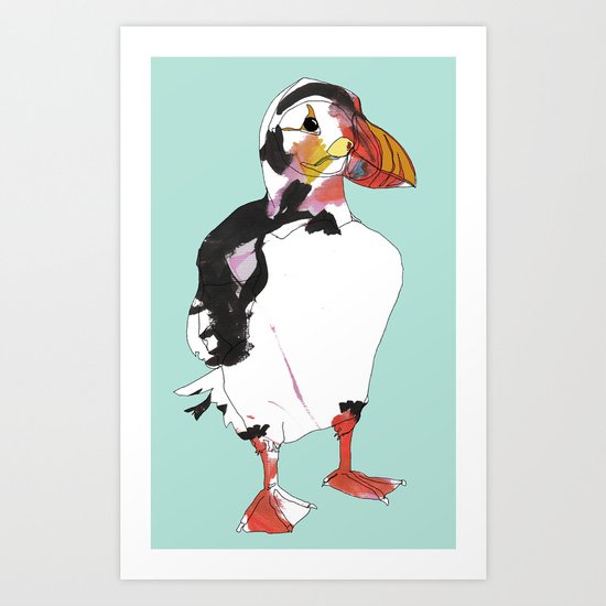 Puffin Art Print