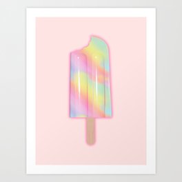 Unicorn Popsicle Art Print