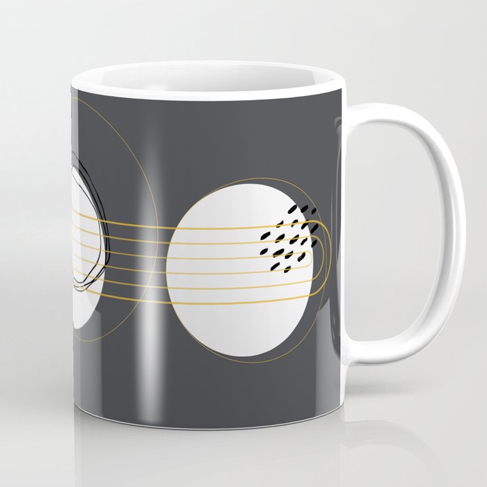 Uneven Orbit grey Coffee Mug