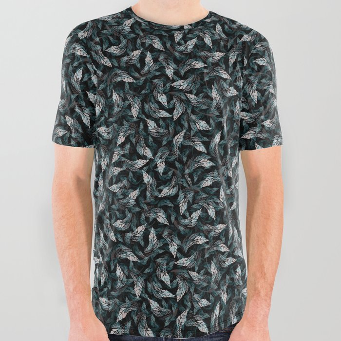 Moonlit Grasses All Over Graphic Tee
