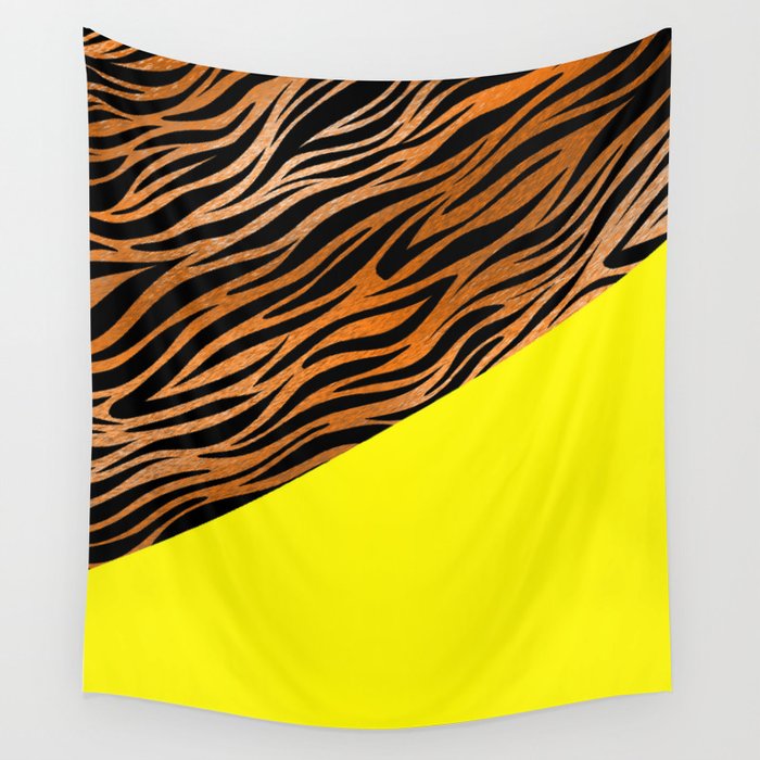 Tiger Mellow Wall Tapestry