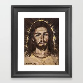 Christ in his Divine Mercy Framed Art Print