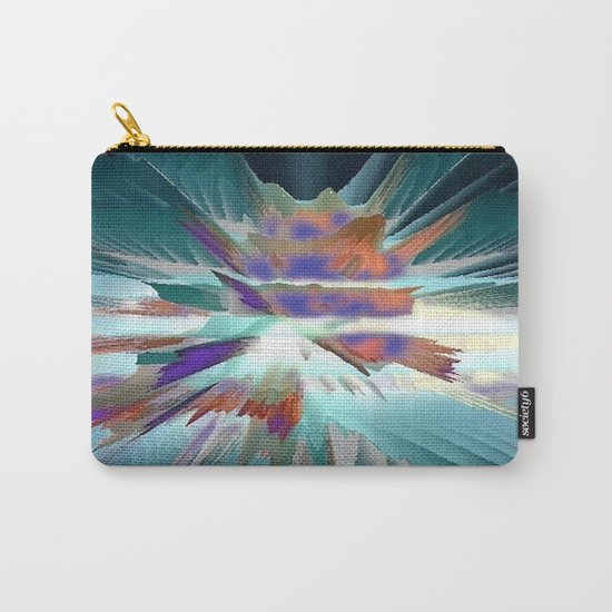Pow Teal Splash Carry-All Pouch