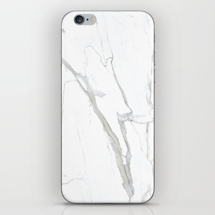 Modern White Marble iPhone Skin