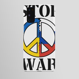 Stop the war in Ukraine Android Case