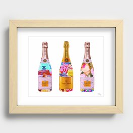 Champagne Problems Recessed Framed Print
