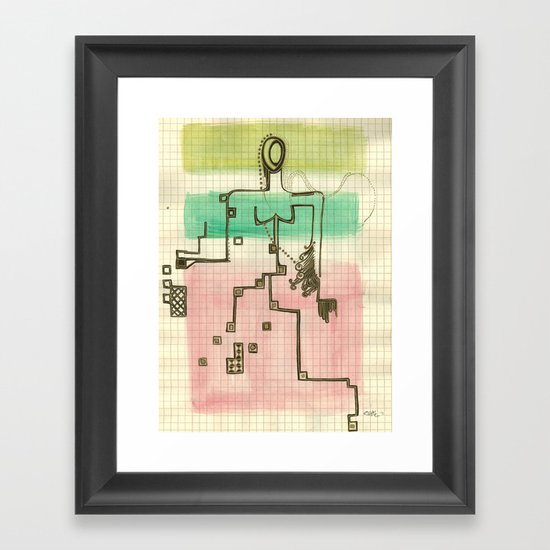 Woman_3 Framed Art Print