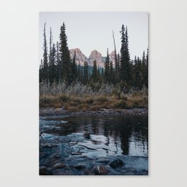 Three Sisters, Canmore Canvas Print