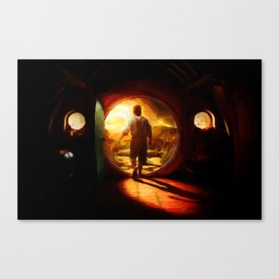 Bilbo's Journey - Painting Style Canvas Print