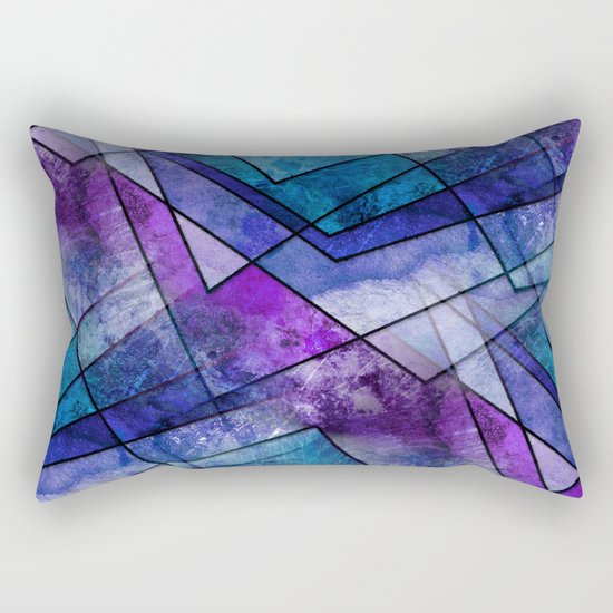 Night Shards Rectangular Pillow
