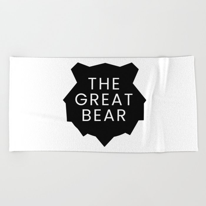 The Great Bear Logo Beach Towel