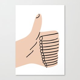 Thumb Up Canvas Print