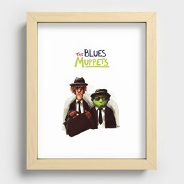 The Blues Muppets Recessed Framed Print