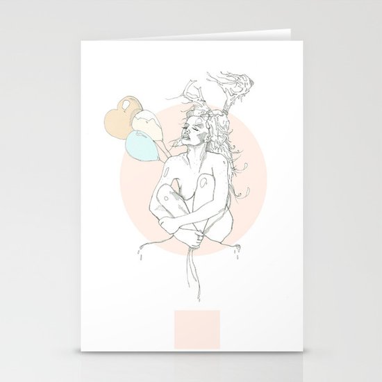 milk toast Stationery Cards