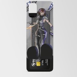 Scifi girl Android Card Case