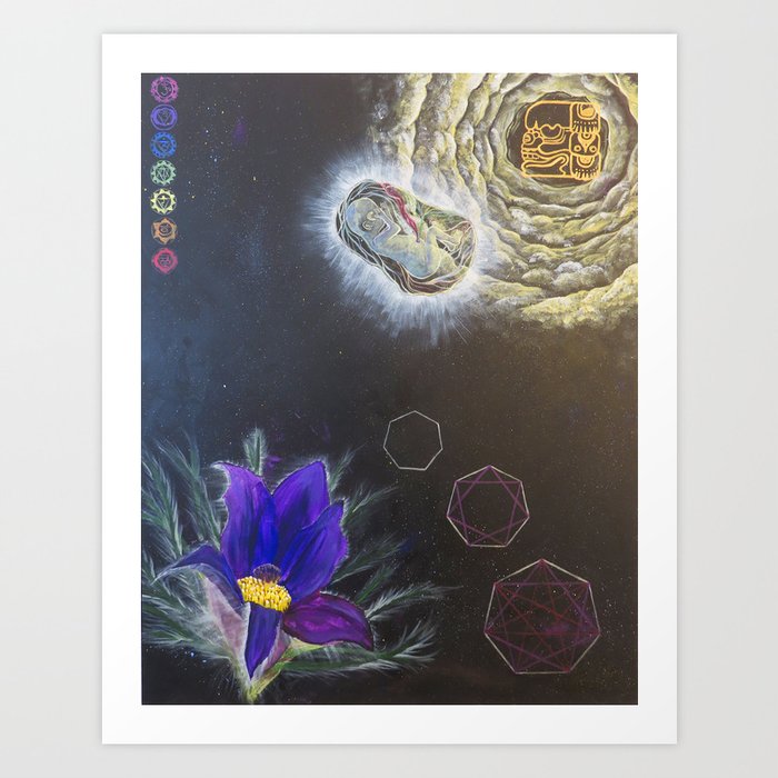 :: Pulse Of Anemone :: Art Print