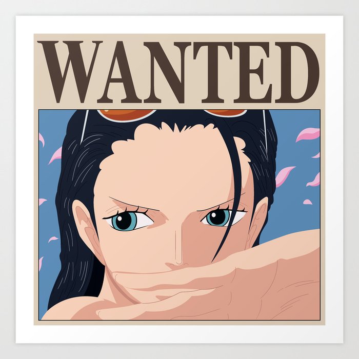 Buy Nico Robin Wanted Poster Art Print by Ben Carter. 