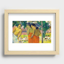 Paul Gauguin "Three Tahitian Women" Recessed Framed Print