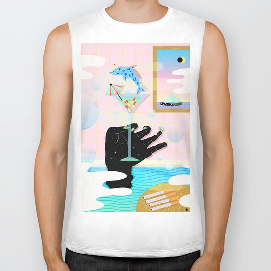 get weird Biker Tank