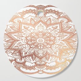 Mandala Rose-Gold Shine I Cutting Board
