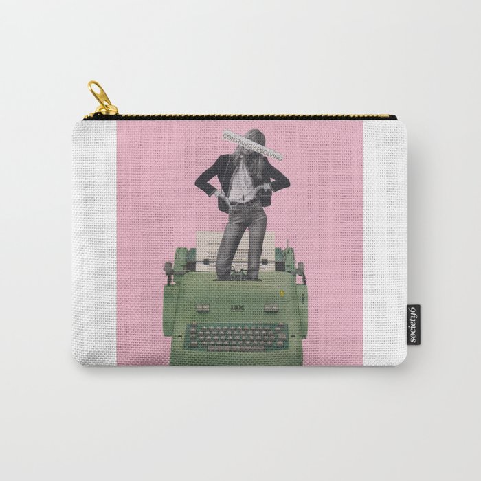 Typewriter Girl Carry-All Pouch