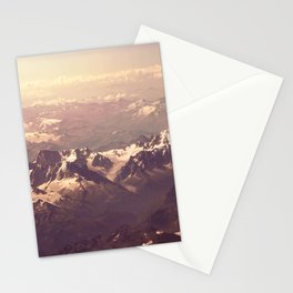 Snow Covered Peaks Stationery Cards