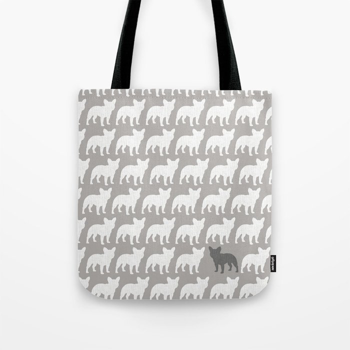 French Bulldog Silhouette(s) Tote Bag by Jenn Kay | Society6