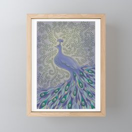 Peacock Framed Mini Art Print