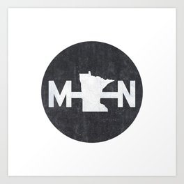 Minnesota Logo MN Art Print