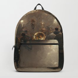 Ragtime Jazz Backpack | Band, Big, Ragtime, Orchestra, Music, Painting, American, Digital, Jazz 