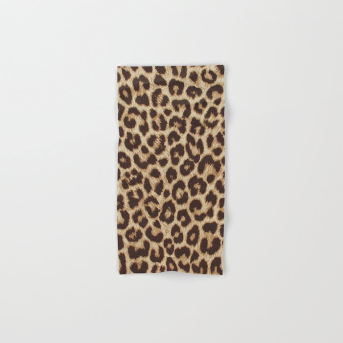 Leopard Print Hand & Bath Towel by Smyrna | Society6