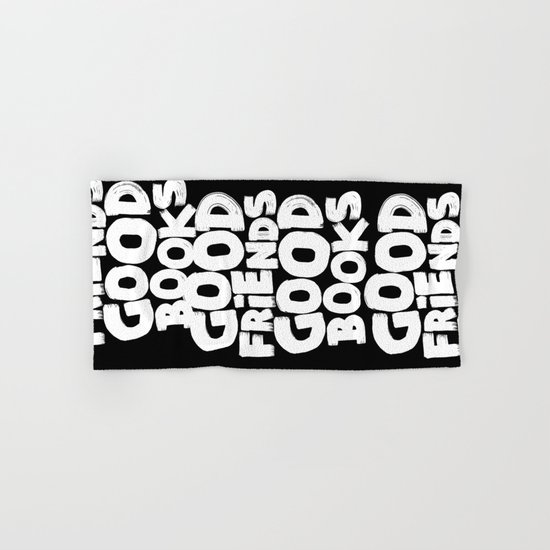 GOOD FRIENDS GOOD BOOKS Hand & Bath Towel