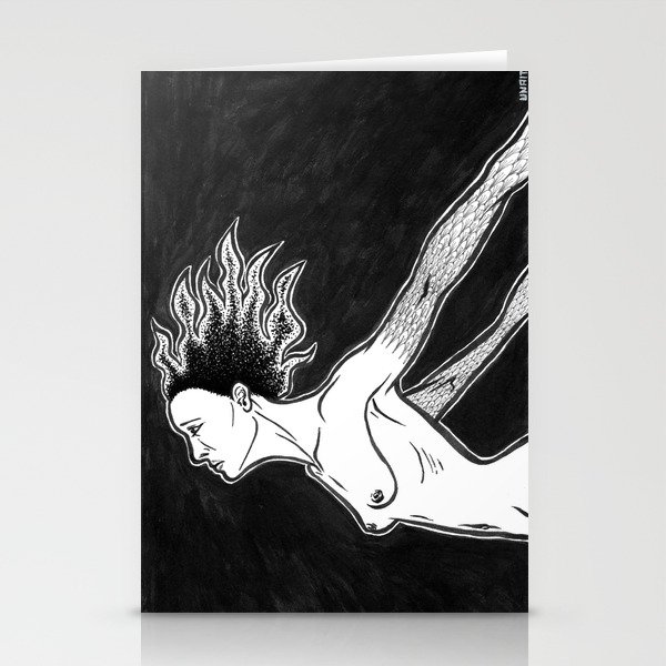 Luma Beltzak (Black Feathers), 2014. Stationery Cards