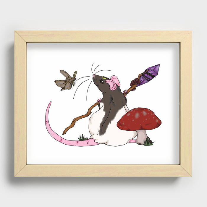 The Rat Witch Recessed Framed Print