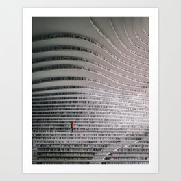 Sea of Books Art Print