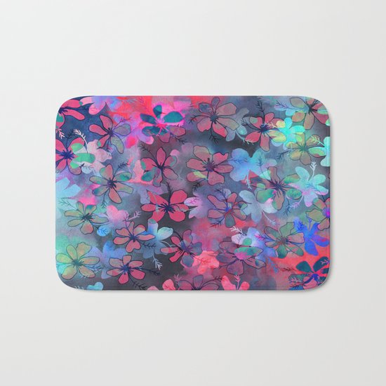 PATTERN {flower dance} Bath Mat