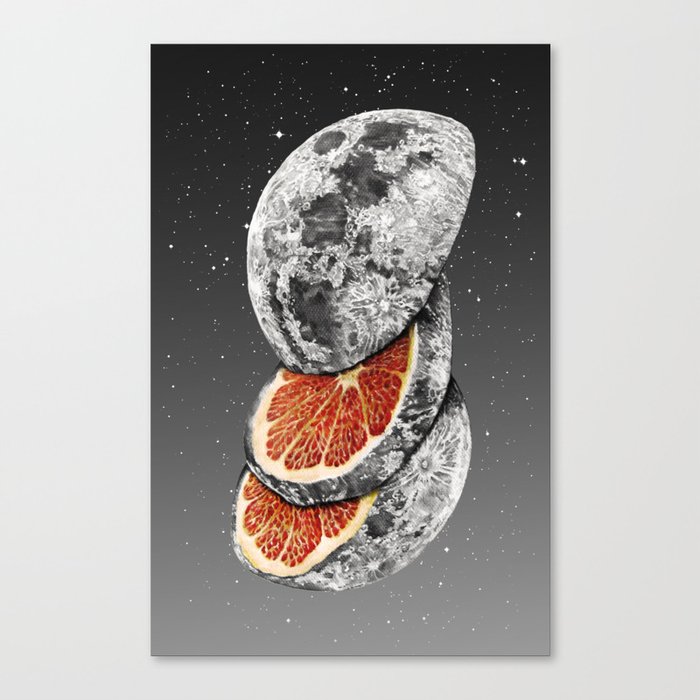 Lunar Fruit Canvas Print