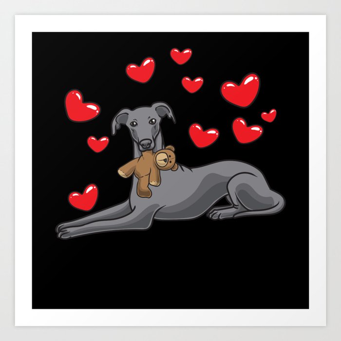 Stuffed italian greyhound online