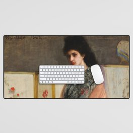 The Princess from the Land of Porcelain, 1863-1865 by James McNeill Whistler Desk Mat