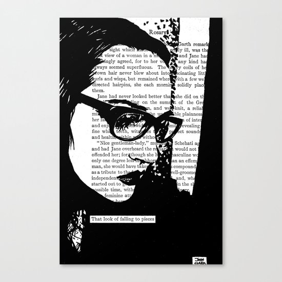 That Look of Falling to Pieces Canvas Print