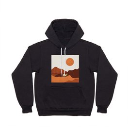 a lost camel in the desert Hoody