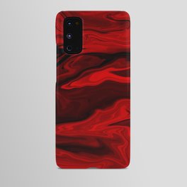 Blood Red Marble Android Case
