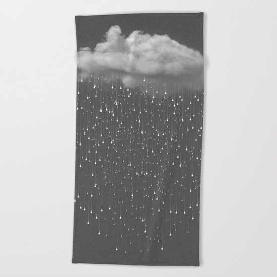 Let It Fall II Beach Towel