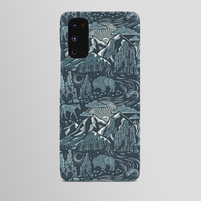 Wild West - Blue Android Case