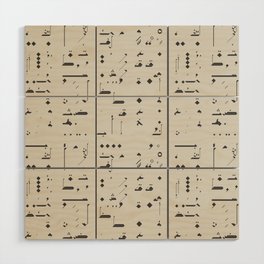 spread arabic letters Wood Wall Art
