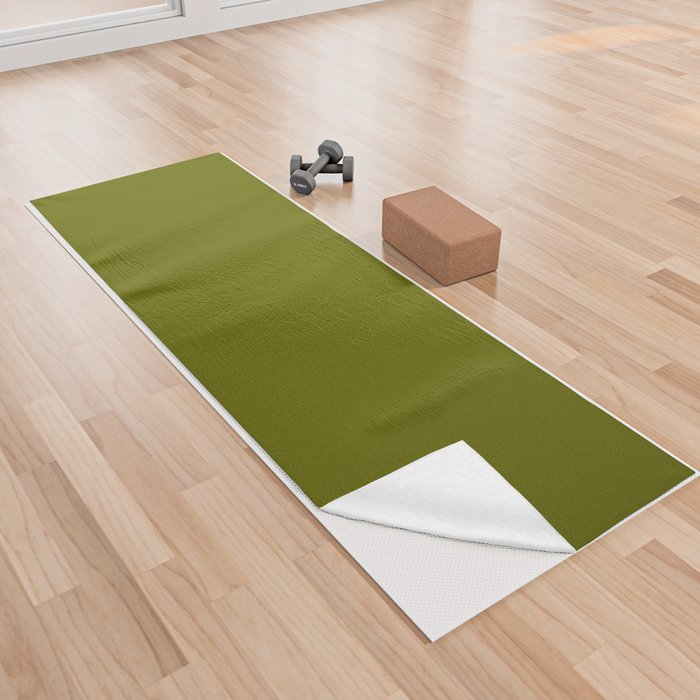 Frog Prince Green Yoga Towel